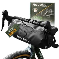 Rovativ Bikepacking taška na riadidlá 9,5L, 100% vodotesná, na gravel bicykel, cyklotaška na riadidlá 1