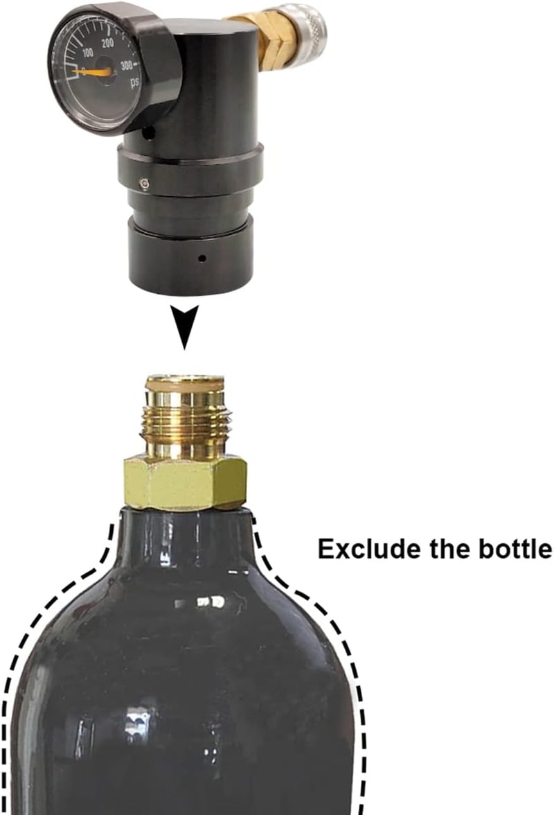 Rovrai GEN2 HPA Micro MR légszabályozó 300psi nyomásmérővel és távirányítóval