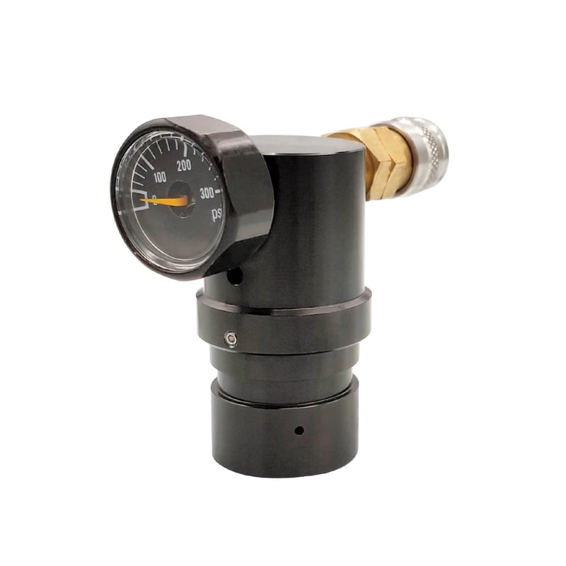 Regulátor vzduchu Rovrai GEN2 HPA Micro MR s manometrom na 300 psi a vinutou hadicou