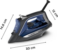 Fier de călcat cu abur Rowenta Acessteam 2500W, jet de abur 140g/min, albastru/negru 7