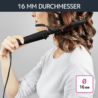 Ondulator de păr Rowenta CF2119, 16 mm, înveliș ceramic, pentru bucle rezistente, căldură delicată, vârf rece, cablu rotativ 360° 4