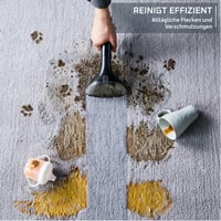 Prenosný čistič škvŕn na koberce Rowenta Clean It IN5020F0, 2,3 l nádrž, vymeniteľné čistiace hlavice, 750 W, zeleno-čierny 4