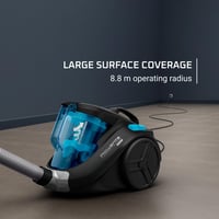 Bezsáčkový vysávač Rowenta Compact Power Cyclonic RO3731EA, 1,5 l – čierna/tyrkysová 6