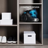 Bezsáčkový vysávač Rowenta Compact Power Cyclonic RO3731EA, 1,5 l – čierna/tyrkysová 4