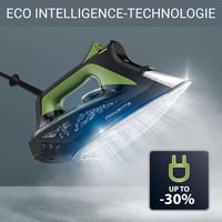 Fier de călcat cu abur Rowenta Eco Intelligence DW6330, 2500W, debit de abur 45g/min - negru/verde 6