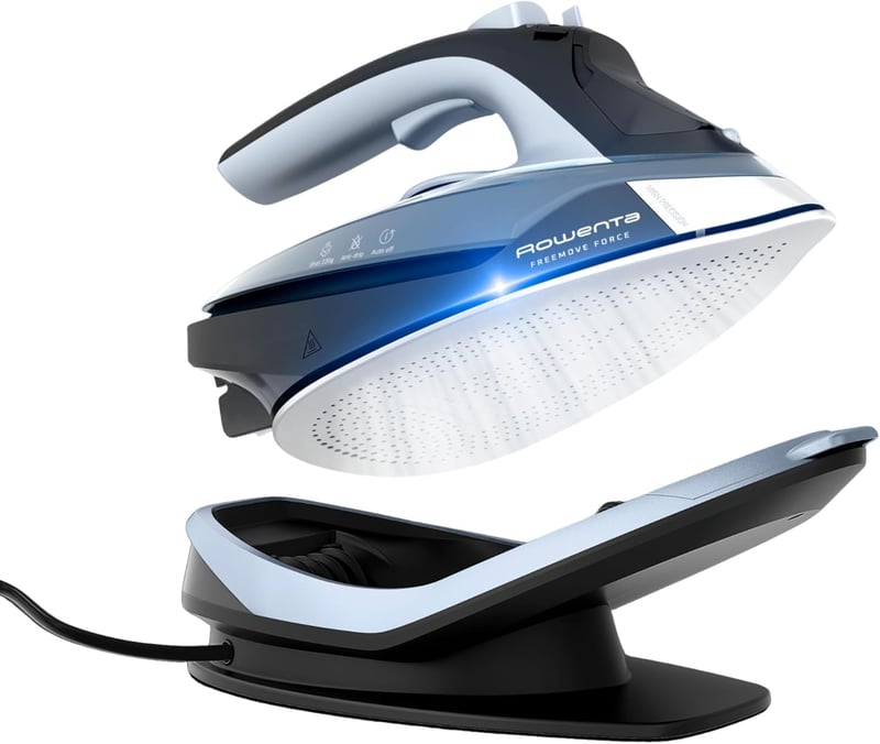 Rowenta Freemove Force vezeték nélküli gőzvasaló 2600W, gyors felmelegítés, 40g/min