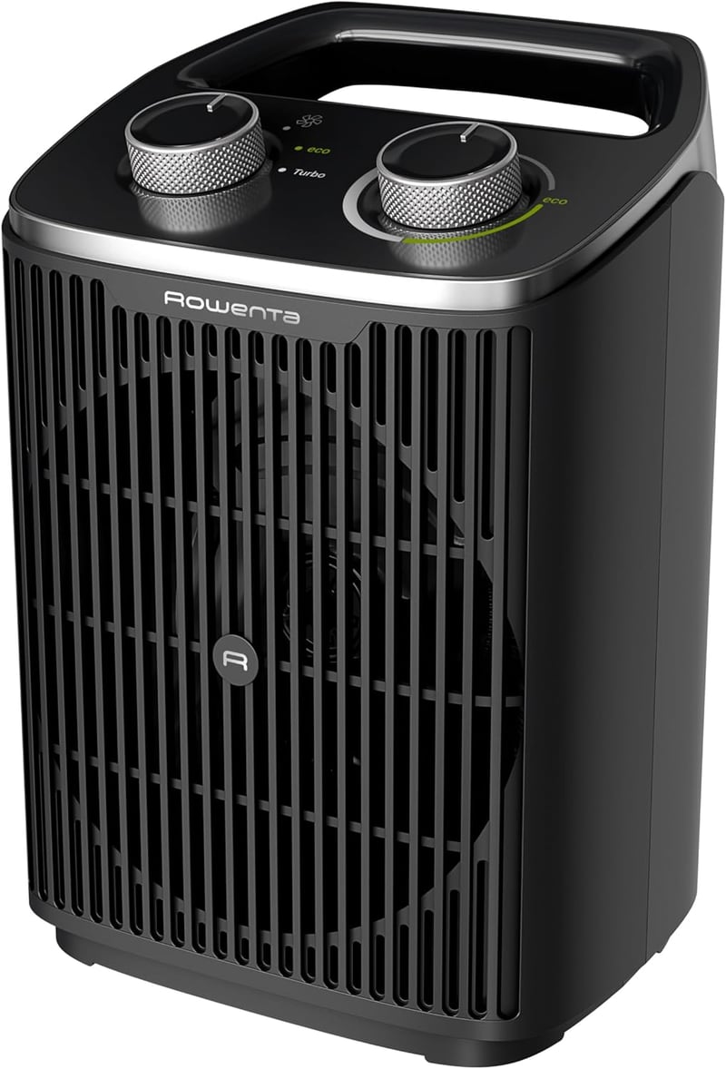 Rowenta Instant Comfort Compact 2000 ventilátoros fűtőgép, 2 fokozat, termosztát, hordozható