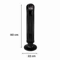 Keramický stĺpový teplovzdušný ventilátor Rowenta Intense Comfort SO9420, 2400 W, 80 cm, 3 úrovne výkonu, funkcia Eco, s diaľkovým ovládaním, čierny 3