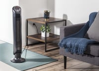 Keramický stĺpový teplovzdušný ventilátor Rowenta Intense Comfort SO9420, 2400 W, 80 cm, 3 úrovne výkonu, funkcia Eco, s diaľkovým ovládaním, čierny 8