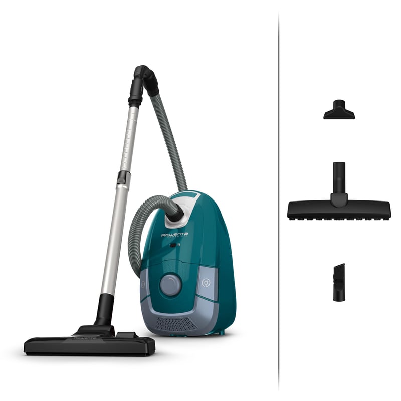 Aspirator cu sac Rowenta Power XXL - 900 W, sac de praf de 4,5 litri, aspirator de podea, performanță ridicată