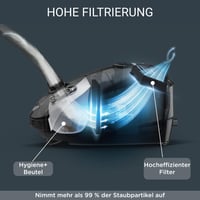Aspirator cu sac Rowenta Power XXL - 900 W, sac de praf de 4,5 litri, aspirator de podea, performanță ridicată 4