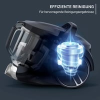 Bezvreckový vysávač Rowenta RO4871 Compact Power XXL, 2,5 l nádoba, cyklónová technológia, nadstavec na zvieracie chlpy, vysokoúčinná sacia hubica, modrá/strieborná 3
