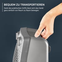 Rowenta SO2212F0 kompakt ventilátoros fűtőgép termosztáttal szürke 3