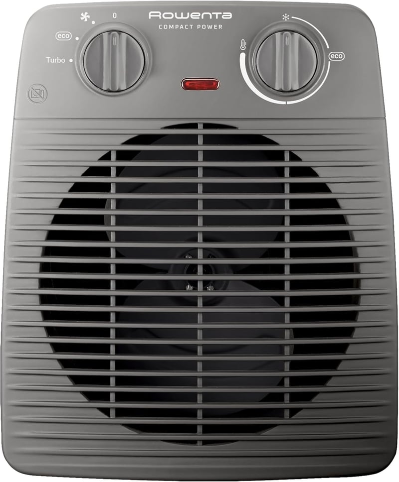 Rowenta SO2212F0 kompakt ventilátoros fűtőgép termosztáttal szürke