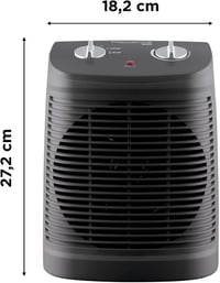 Rowenta SO2320 Compact 2000W Ventilátoros Fűtőtest Szürke 3