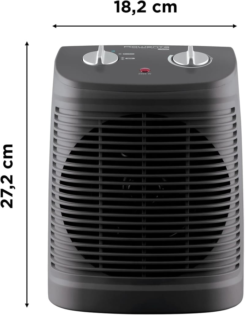 Rowenta SO2320 Compact 2000W Ventilátoros Fűtőtest Szürke