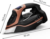 Rowenta Steamforce Pro gőzvasaló 3200W, 75g/perc gőzleadás, erős gőzlökés 6