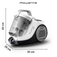 Bezvreckový vysávač Rowenta Swift Power Cyclonic RO2917EA, 1,2 l – biely 3