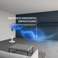 Stojanový ventilátor Rowenta Turbo Silence Extreme VU5690 – Tichá prevádzka 32 dB(A), vysoký výkon 6