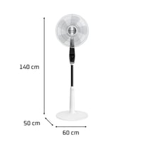 Stojanový ventilátor Rowenta Turbo Silence Extreme VU5690 – Tichá prevádzka 32 dB(A), vysoký výkon 8