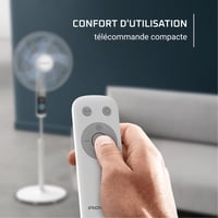 Stojanový ventilátor Rowenta Turbo Silence VU5650F0, 35 dB, 12 rýchlostí, s diaľkovým ovládaním – biely 2