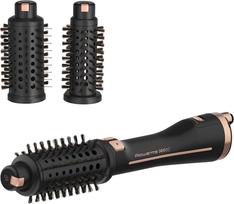 Rowenta Ultimate Experience CF9620F0 2in1 forgatható hajszárító kefe ionizáló technológiával - Black 2 Accessories