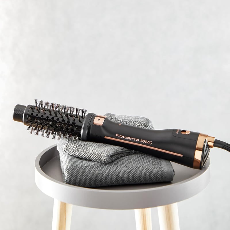 Rowenta Ultimate Experience CF9620F0 2in1 forgatható hajszárító kefe ionizáló technológiával - Black 2 Accessories
