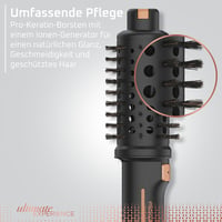 Rowenta Ultimate Experience CF9620F0 2in1 forgatható hajszárító kefe ionizáló technológiával - Black 2 Accessories 5