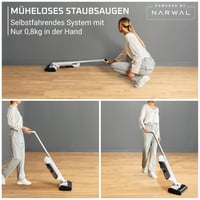 Akumulátorový sucho-mokrý vysávač a mop Rowenta X-Clean 10 – biely 4