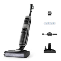 Bezkáblový tyčový vysávač a mop na mokré a suché vysávanie Rowenta X-Clean 4 GZ5036WO, 50-minútová výdrž batérie, samočistenie, automatický 1