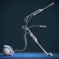 Rowenta X-Ô Cordless vezeték nélküli porszívó, csendes 69dB, könnyű, erős szívóerő 140AW, 70 perc üzemidő 7