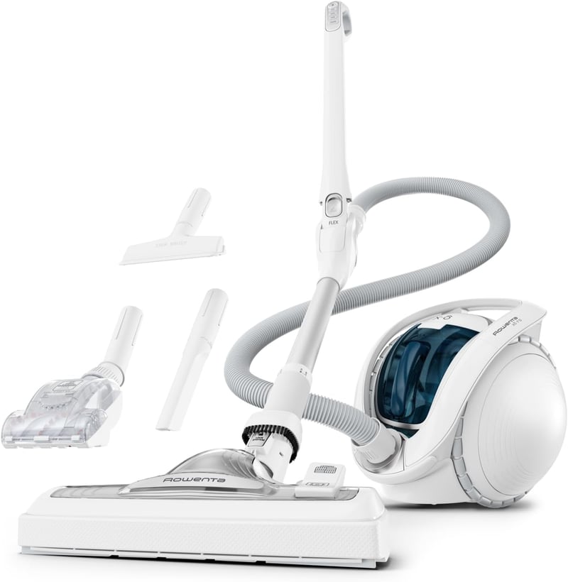 Rowenta X-Ô Cordless vezeték nélküli porszívó, csendes 69dB, könnyű, erős szívóerő 140AW, 70 perc üzemidő