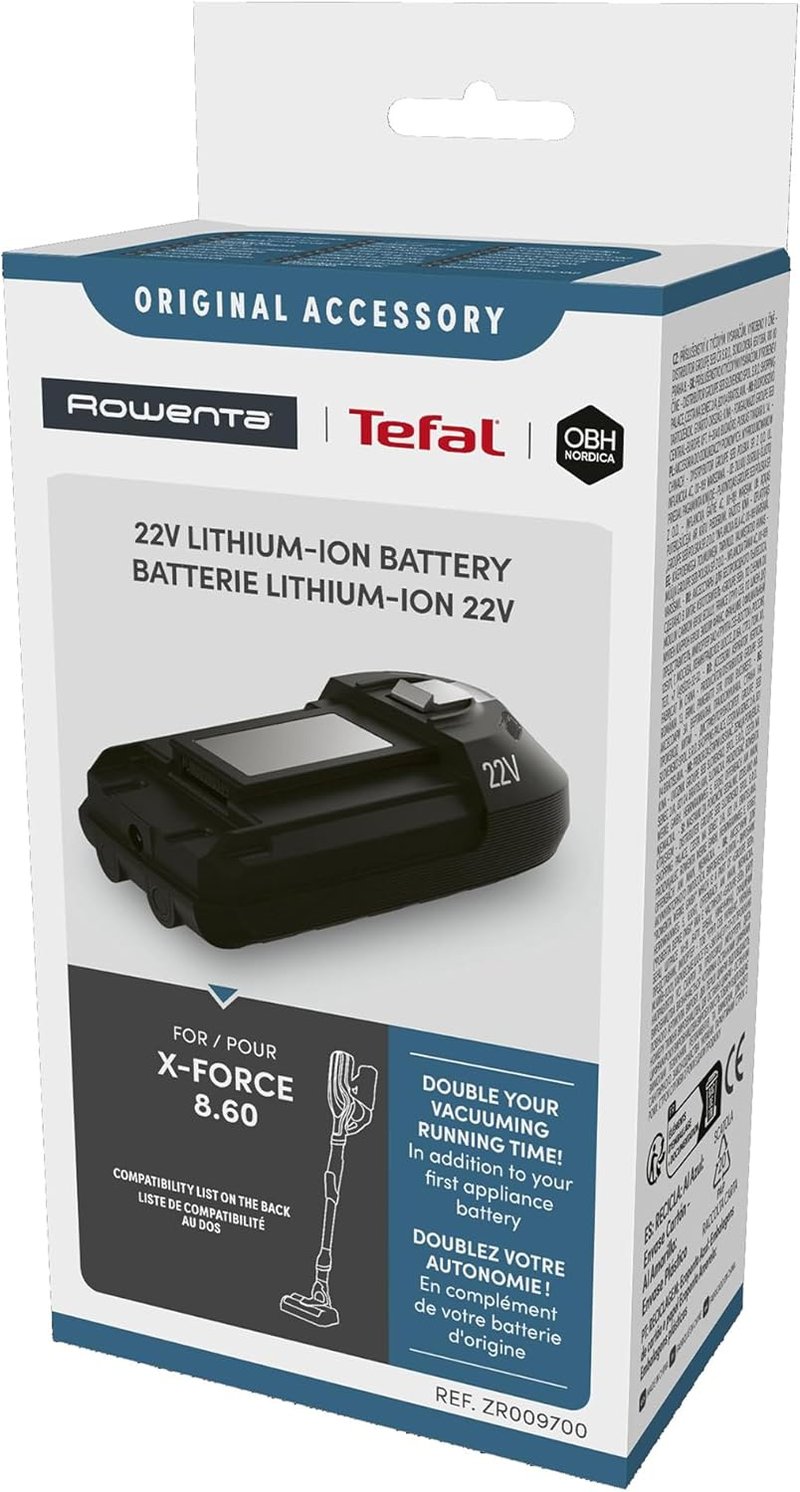 Rowenta X-Force 8.60 lítium-ion akkumulátor 22V porszívóhoz