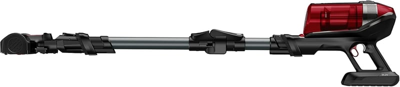 Rowenta X-Force Flex 12.60 Vezeték Nélküli Porszívó - 45 Perces Üzemidő, 4 Sebességfokozat, LED Világítás, Mosható Szűrő, Piros/Fekete