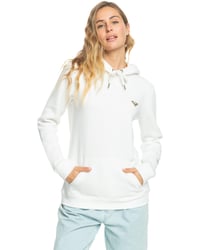 Hanorac pentru femei Roxy Itia Foil Script - Bright White - Mărimea M 1