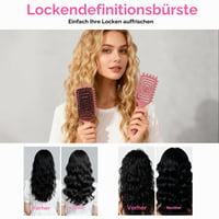 RoyalChic 7 részes hajkefe szett – göndör és hullámos hajhoz, hajpermetező flakonnal, toupírozó kefével, masszázskefével, dupla kefével és hajcsatokkal, rózsaszín 3