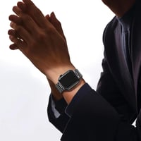 Rozsdamentes Acél Fémszíj Apple Watch Órához - Állítható Unisex Csuklópánt iWatch Series 1-9, SE, Ultra Modellekhez (38-49mm) 3