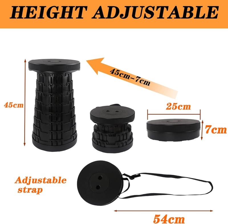 Rshuhx összecsukható kemping szék 210 kg terhelhetőséggel, könnyű és stabil