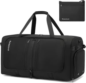 Rsiwotsce RT002E proširiva torba za plažu/ručna prtljaga - bež - 40x20x25 cm + 2 komada