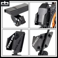 Suport mobil pentru biciclete RTR BIKES Brutus Up Pro, vertical – Stație de încărcare pentru e-bike cu roți – Până la 30 kg – Cu suport pentru încărcător – Pentru roți de 24-29 inch și anvelope de 3,5 inch – Fabricat în UE 6