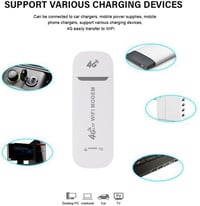 RUANI USB 4G LTE Hálózati Adapter WiFi Hotspot Funkcióval Windows XP Vista 7/10 Kompatibilis Vezeték Nélküli Internet Modem 8