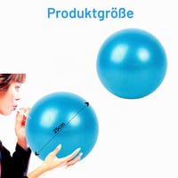 Ruayia malá pilates lopta 20-25 cm, modrá gymnastická overball, joga fitness balančná lopta na sedenie, ergonomická tréningová pomôcka do kancelárie, pre tehotné, na core tréning 2