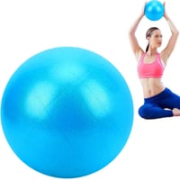 Ruayia malá pilates lopta 20-25 cm, modrá gymnastická overball, joga fitness balančná lopta na sedenie, ergonomická tréningová pomôcka do kancelárie, pre tehotné, na core tréning 1