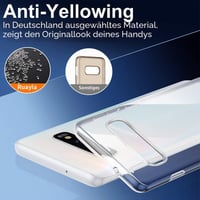 Priehľadný kryt na Samsung Galaxy S10 Ruayia, ultra tenký silikónový TPU ochranný obal, odolný voči poškriabaniu a nárazom, 6,1-palcový 4