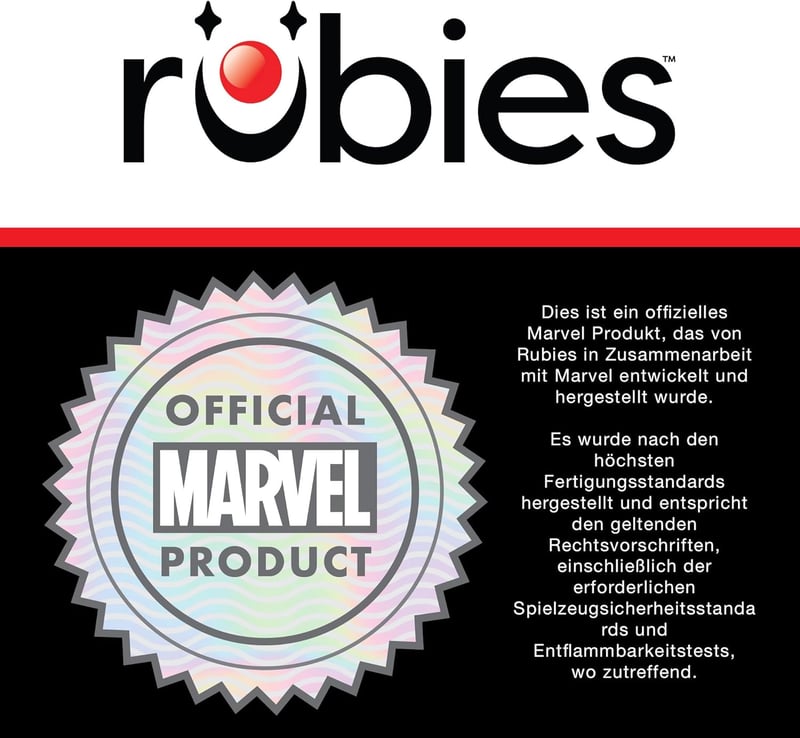 Rubie's Marvel Avengers Iron Man Jelmez Gyerekeknek - Klasszikus Szuperhős Jelmez Halloween Farsangi Felvonulásra
