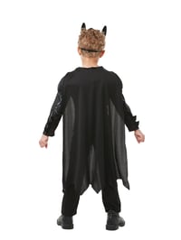 Detský kostým Rubies Batman Black Deluxe s maskou a plášťom – veľkosť 7-8 rokov 3