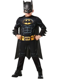 Detský kostým Rubies Batman Black Deluxe s maskou a plášťom – veľkosť 7-8 rokov 4