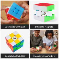 Magnetická kocka Rubik's Speed Cube 3x3 – Ultra hladké otáčanie, pre začiatočníkov aj profesionálov, od 8 rokov 4