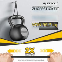 Set 4 Corzi Elastice cu Cârlig 30 cm Negru - Expandoare 100% Latex pentru Prelată, Bicicletă, Auto, Cargo 5