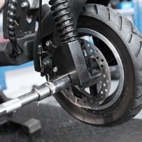 RUHUO set 2 camere de aer 10x2,50 și kit de reparații, cameră de aer de 10 inchi pentru trotinetă electrică autoechilibrată 60/70-6,5, motor în butuc 36V 48V 400W 500W 800W, valvă îndoită la 45° TR87 5